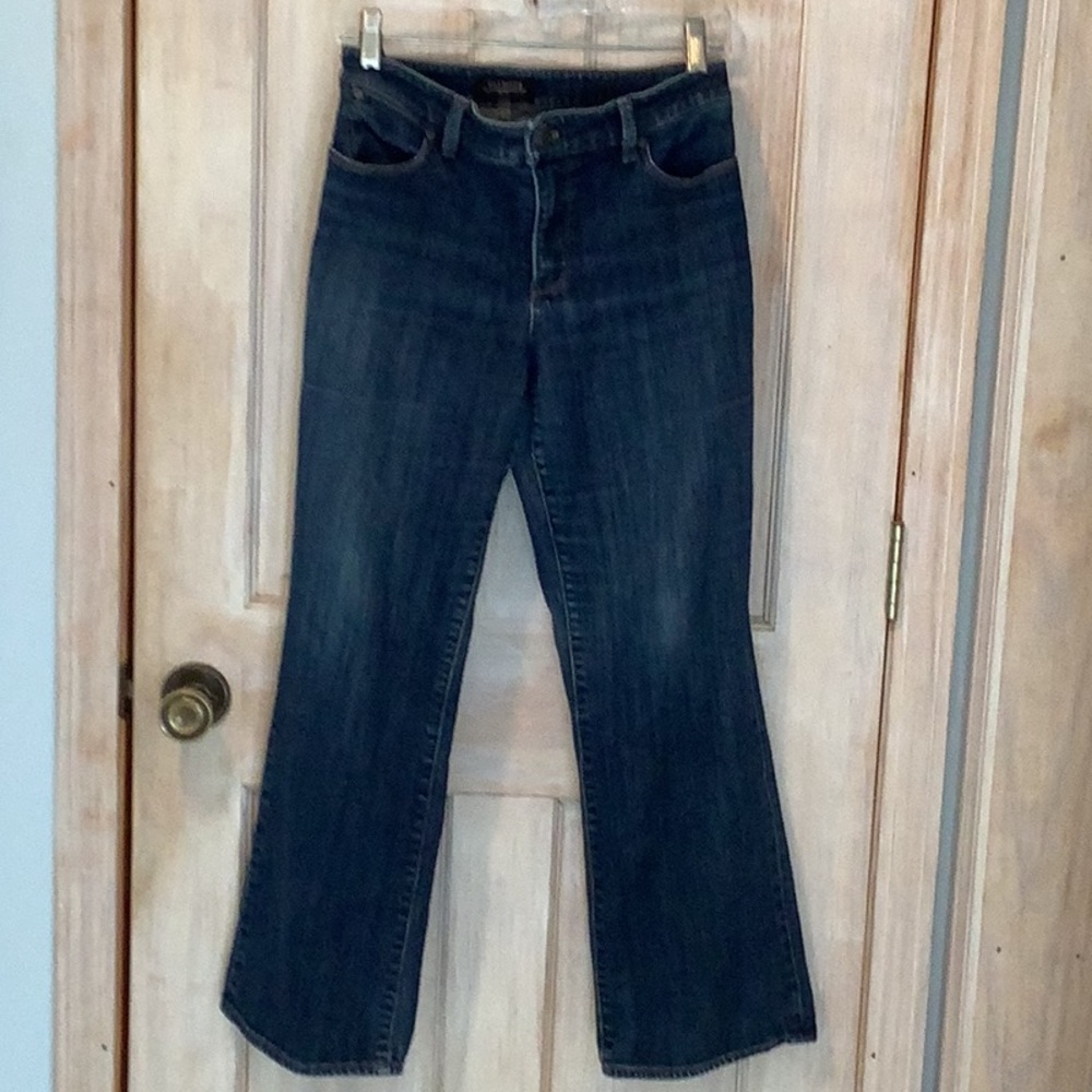 Women's Dark Blue Bootcut Jeans Talbots